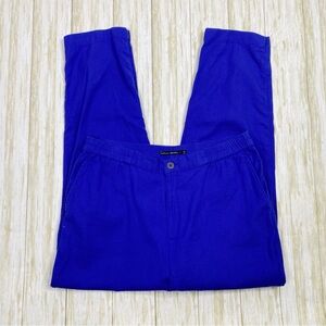 Gudrun Sjoden Royal Blue Cotton Skinny Trouser Pants